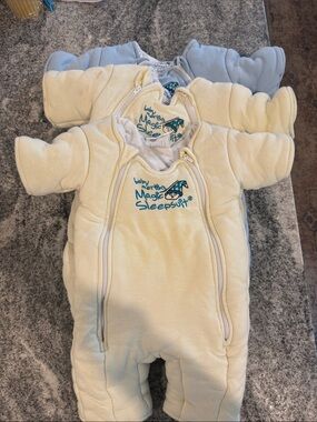 Baby Merlin's Magic Sleepsuit Padded Sleep Sack in Cream